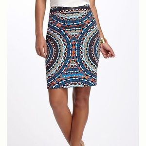 🍭 Anthro Midi Pencil Skirt // Geometric & Bold